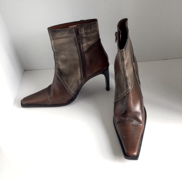 MUSTANG Multi-color heeled Boots. Size 40 - Picture 2 of 10